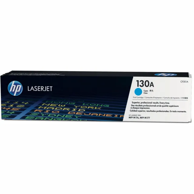 Hp toner 130A, 1 000 pagina's, OEM CF351A, cyaan