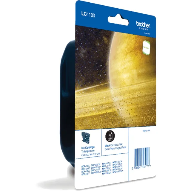 Brother LC-1100BKBP - Inktcartridge / Zwart