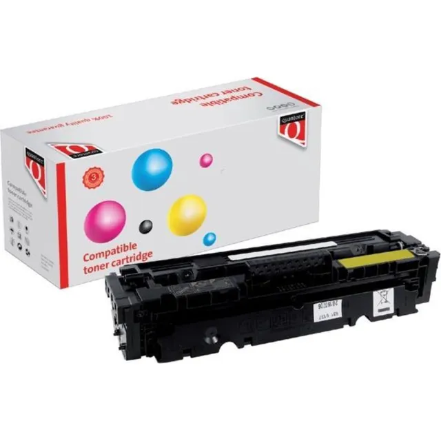 Quantore toner cartridge HP 410X (CF412X) geel Yellow/Geel