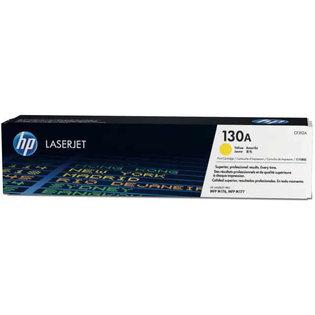 Hp toner 130A, 1 000 pagina's, OEM CF352A, geel