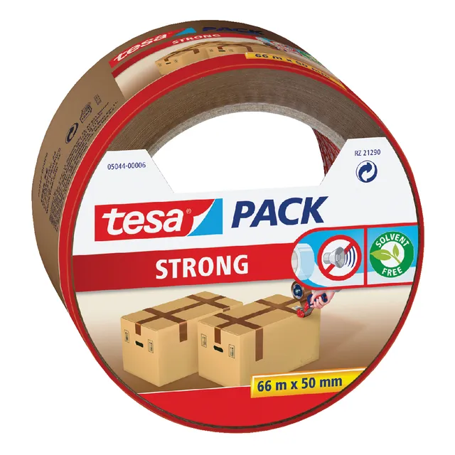 Tesa Verpakkingstape tesapack® Strong 66mx50mm bruin