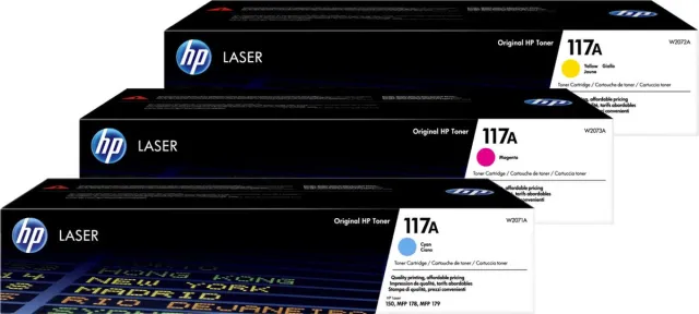HP 117A Tonercartridge - Rainbowkit Cyaan