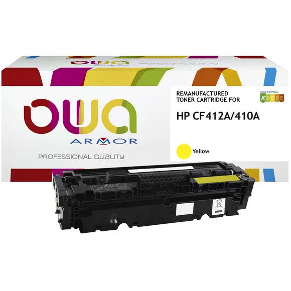 OWA Tonercartridge OWA alternatief tbv HP CF412A geel