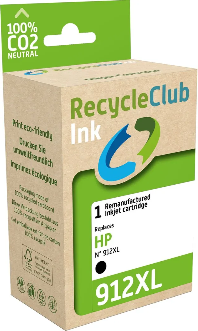 RECYCLECLUB K20879RC inktcartridge 1 stuk(s) Compatibel Hoog (XL) rendement Zwart