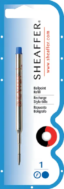 Sheaffer Balpenvulling Sheaffer fijn blauw blister à 1 stuk