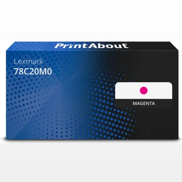 PrintAbout Huismerk Lexmark 78C20M0 Toner Magenta