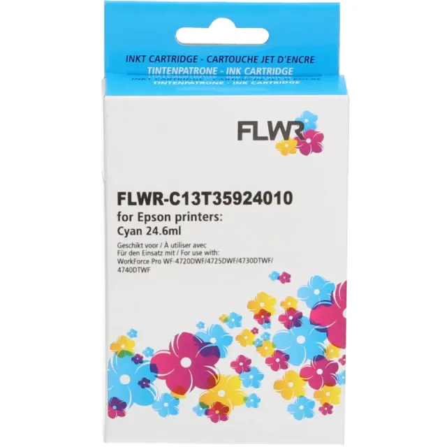 FLWR Epson 35XL cyaan (Huismerk (compatible))