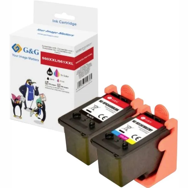 G&G 20635 inktcartridge 1 stuk(s) Compatibel Zwart, Cyaan, Magenta, Geel Zwart;Cyaan;Magenta;Geel