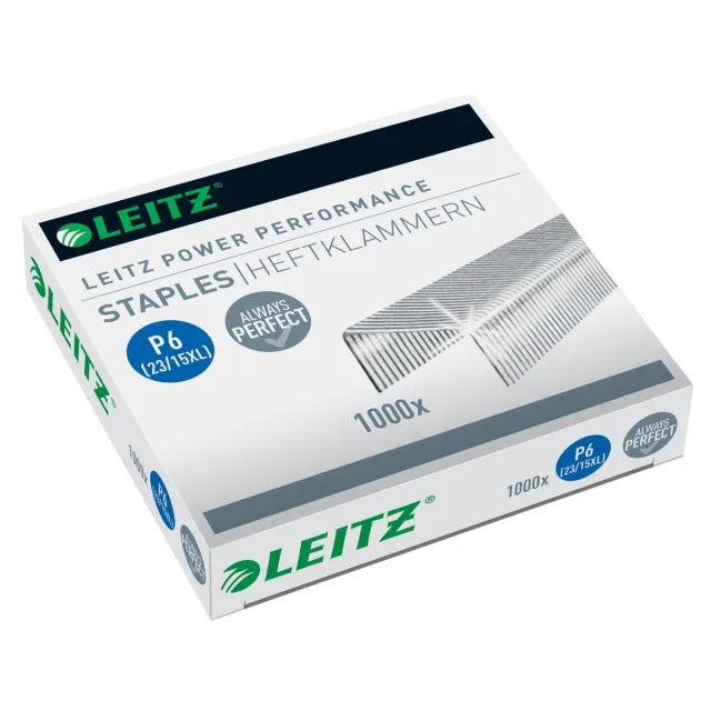 Leitz Nieten leitz p6 23/15xl 1000 stuks
