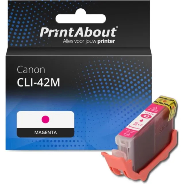 PrintAbout Huismerk Canon CLI-42M Inktcartridge Magenta