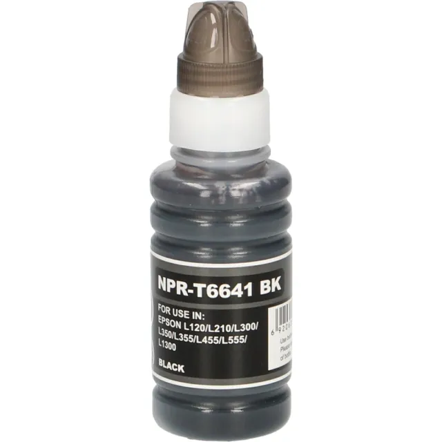FLWR Cartridges / Epson T6641 / zwart / Geschikt voor Epson