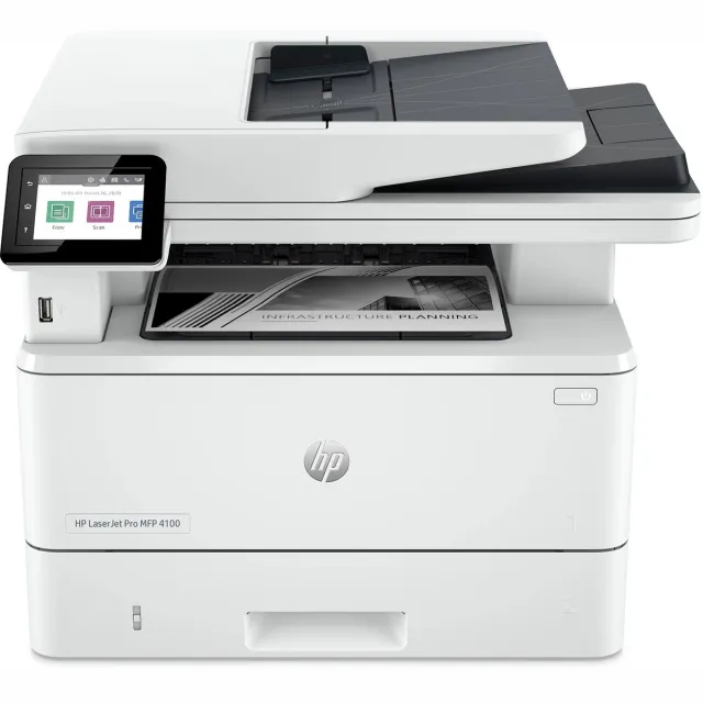 Hp LaserJet Pro 4102fdn Multifunction Zwart-wit Printer, Alleen Ethernet; Kopieerapparaat, scanner