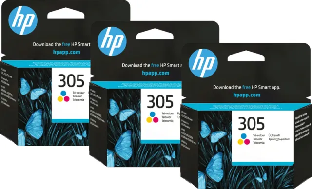 Hp 305 Cartridge Kleur (3 stuks)