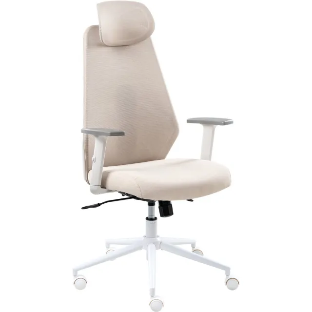 Beliani ORYN - Bureaustoel - Beige - Mesh