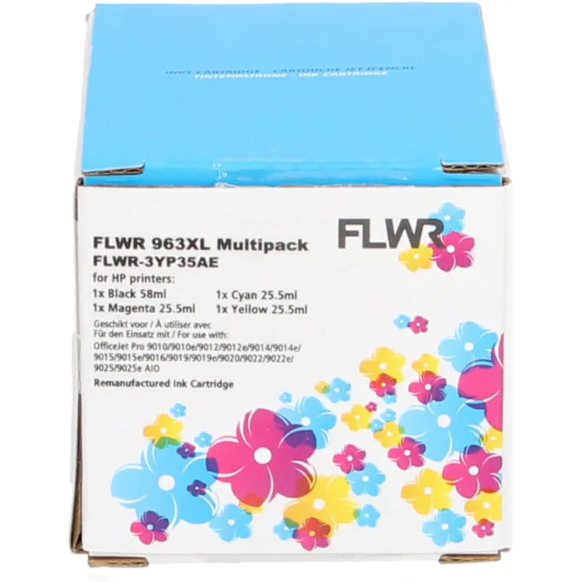FLWR Cartridges / HP 963XL multipack / zwart en kleur / Geschikt voor HP
