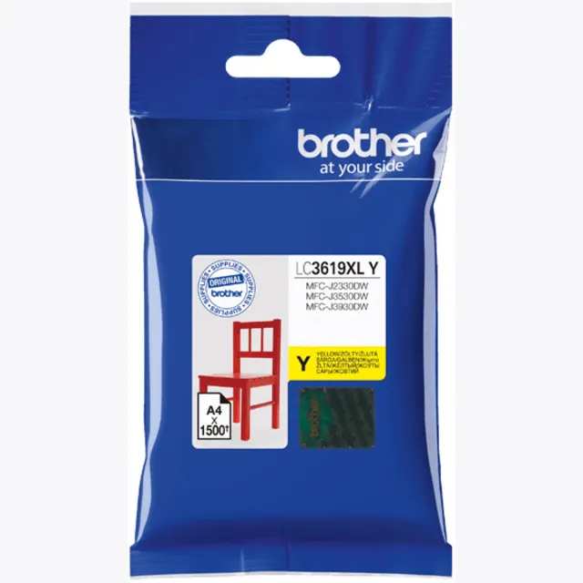 Brother LC-3619XLY inktcartridge 1 stuk(s) Origineel Geel