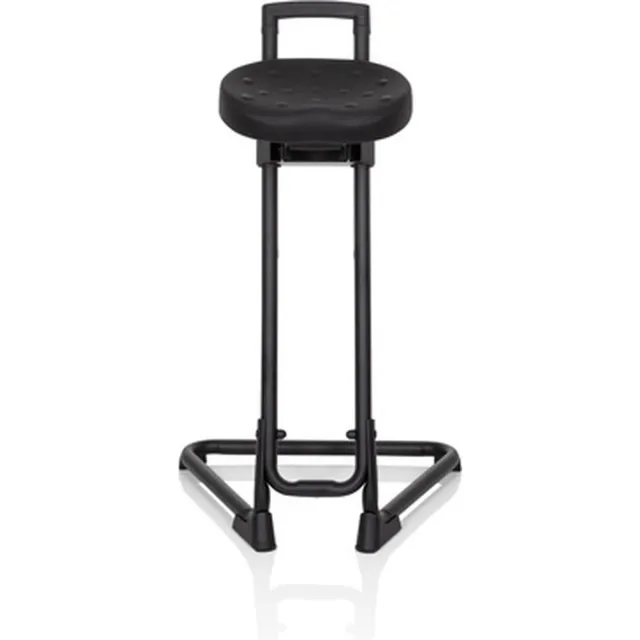 hjh office Stahulp / Werkstoel TOP WORK 32 PU schuim metalen onderstel zwart hjh OFFICE