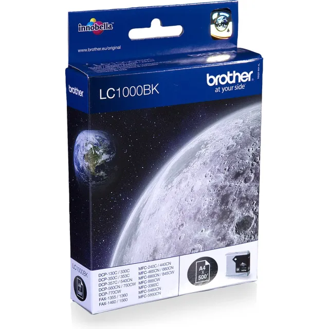 Brother LC-1000BK Inktcartridge - Zwart