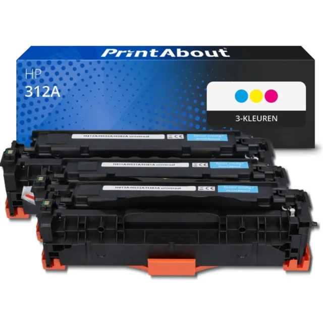 PrintAbout Alternatief voor de HP CF440AM (nr 312A) / 3 Kleuren 3-kleuren