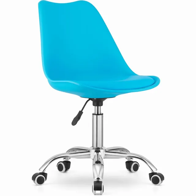 Viking Choice ALBA - Bureaustoel - draaistoel - met wieltjes - blauw