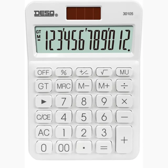 Desq bureaurekenmachine 30105, wit