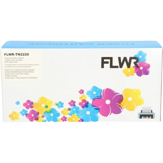 FLWR Brother TN-2220 zwart (Huismerk (compatible))
