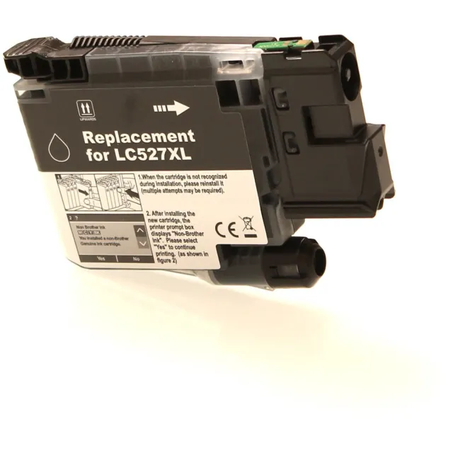 ABC huismerk inktcartridge geschikt voor Brother LC527XLBK zwart geschikt voor MFC-J4350DW MFC-J4550DW