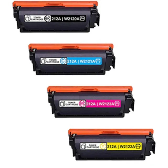 Inktkenners Toner geschikt voor HP 212A | 1x Multipack geschikt voor HP Color LaserJet Enterprise M554dn - M555dn - M555x - MFP M578dn - M578f - Flow MFP M578c - M578z