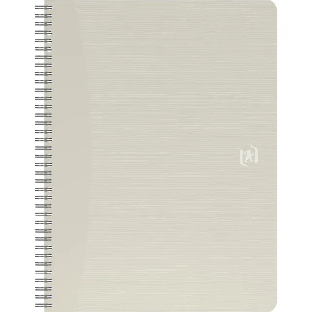 Oxford My Rec'up spiraalschrift, ft A4, 100 bladzijden, geruit 5 mm, geassorteerde kleuren blauw