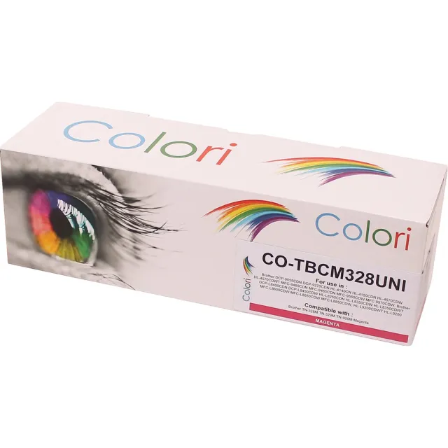 Colori huismerk toner geschikt voor Brother TN328 magenta DCP9055CDN DCP9270CDN HL4140CN HL4150CDN HL4570CDW MFC9460CDN MFC9465CDN MFC9560CDW MFC9970CDW