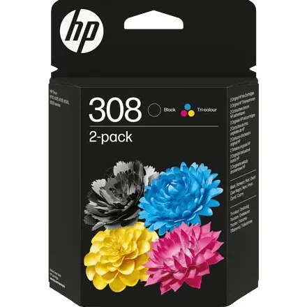 Hp 308 Cartridges Combo Pack zwart
