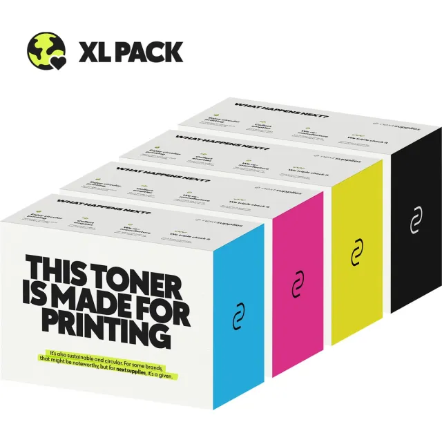 Nextsupplies Multipack DELL 593-10170 (Zwart/Cyaan/Magenta/Geel). Originele toners, circulair. Multipack CMYK