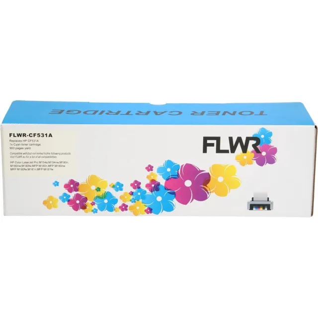 FLWR Toner / 205A / Cyaan - Geschikt voor HP
