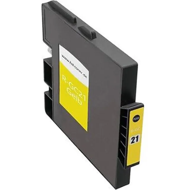 Inktkeuze GC-21Y Geel - Huismerk inktcartridge compatible met Ricoh Aficio GX 3000S / Ricoh Aficio GX 3050N / Ricoh Aficio GX 3050SFN / Ricoh Aficio GX 5050N / Ricoh Aficio GX 7000
