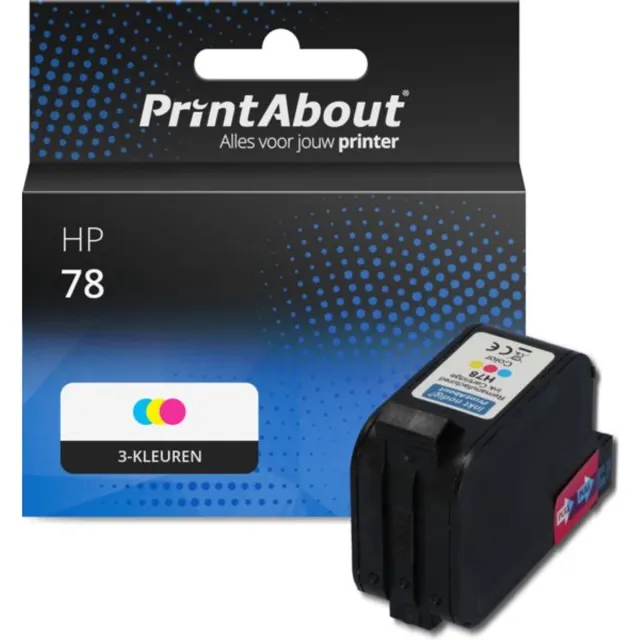 PrintAbout Huismerk HP 78 (C6578A) Inktcartridge 3-kleuren