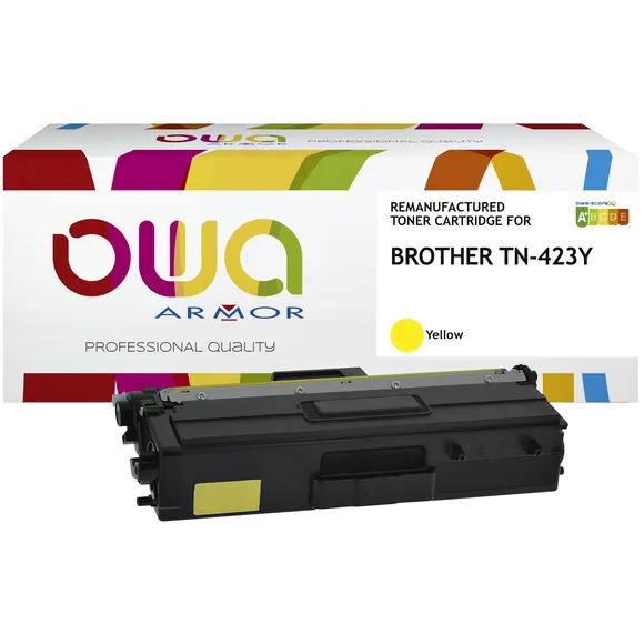 OWA Toner OWA alternatief tbv Brother TN-423Y geel