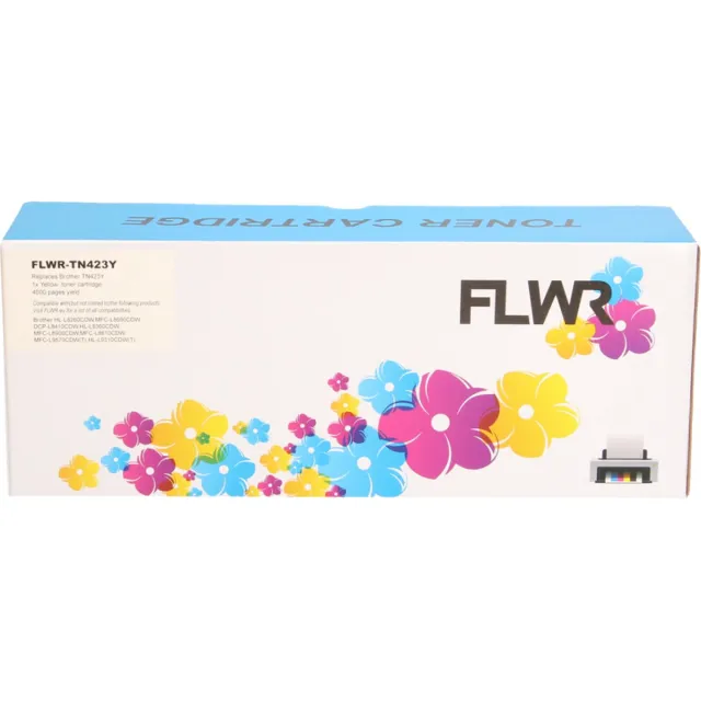 FLWR Toner / TN-423 / Geel - geschikt voor Brother