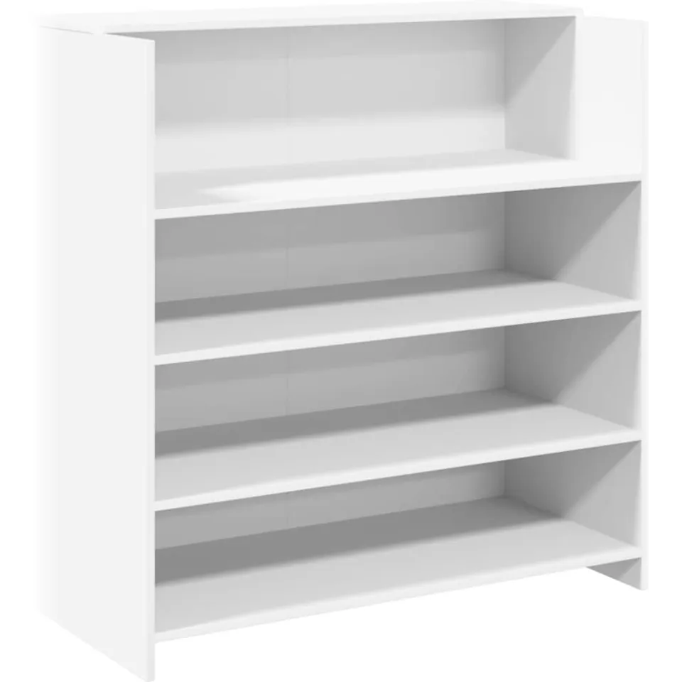 vidaXL Receptiebalie wit 100x50x103,5 cm bewerkt hout, foto 3