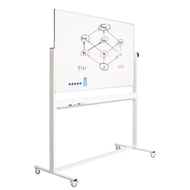 Smit Visual kantelbord, gelakt staal, magnetisch, aluminium frame, 150 x 100 cm
