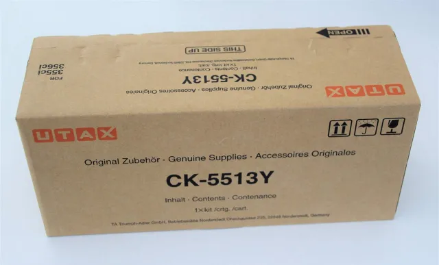 UTAX Toner CK-5513Y:;UTAX 355ci/356ci series;(1T02VMAUT0) Geel