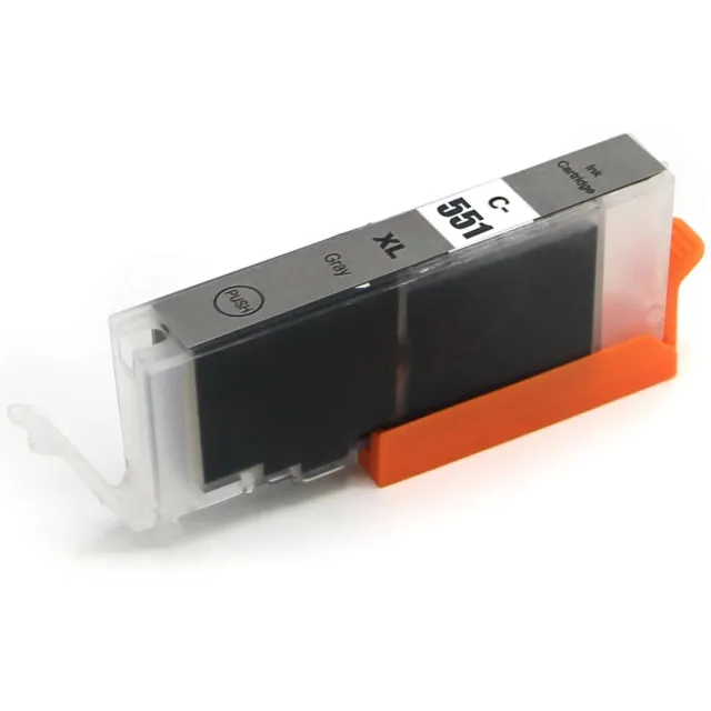 Inktkenners Cartridge Geschikt voor Canon PGI-550 / CLI-551 Grijs | Geschikt voor Canon Pixma Printers: MG5450 / MG5550 / MG5650 / MG6350 / MG6450 / MG6650 / MG7150 / MG7550 / IP7250 / MX925 / MX725 / IX6850 / IP8750