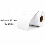 Zebra Huismerk Zebra (800264-405) Labels 102mmx102mm, 700 etiketten