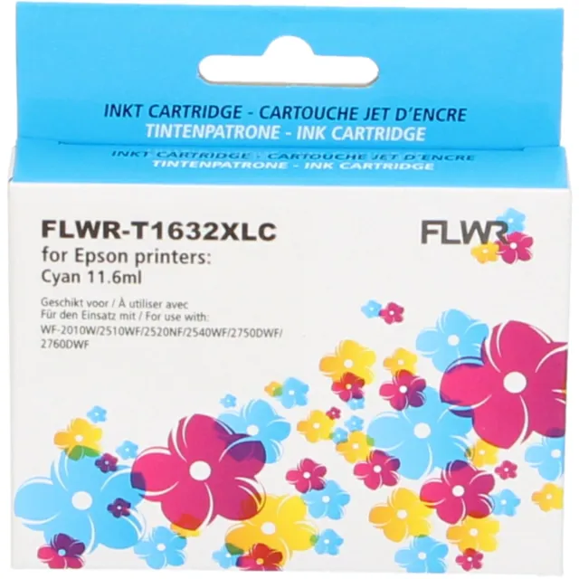 FLWR Cartridges / Epson 16XL / cyaan / Geschikt voor Epson