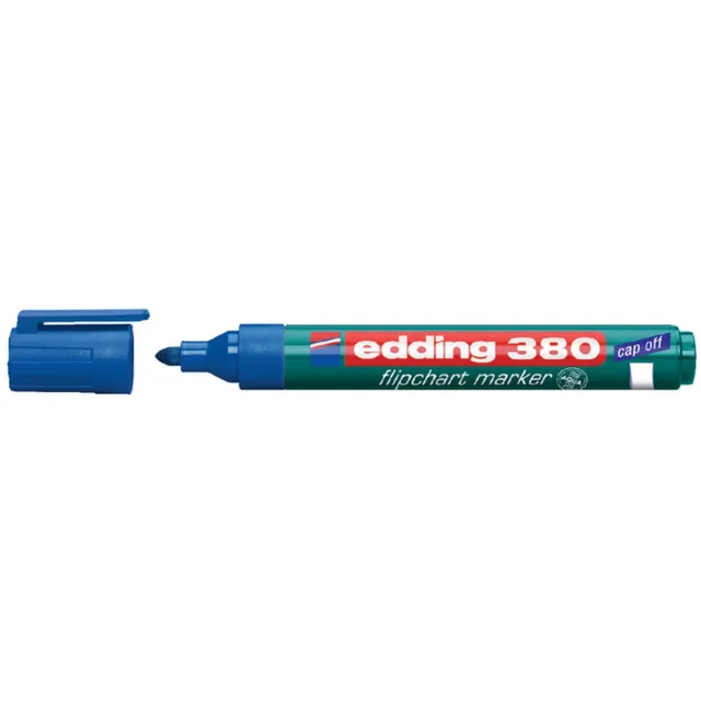 Edding Viltstift edding 380 flipover rond 1.5-3mm blauw