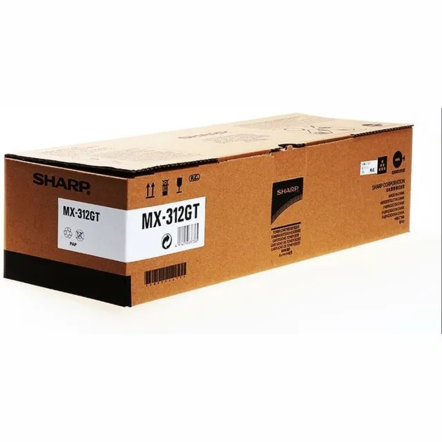 Sharp Toner Sharp MX-312GT Black Zwart