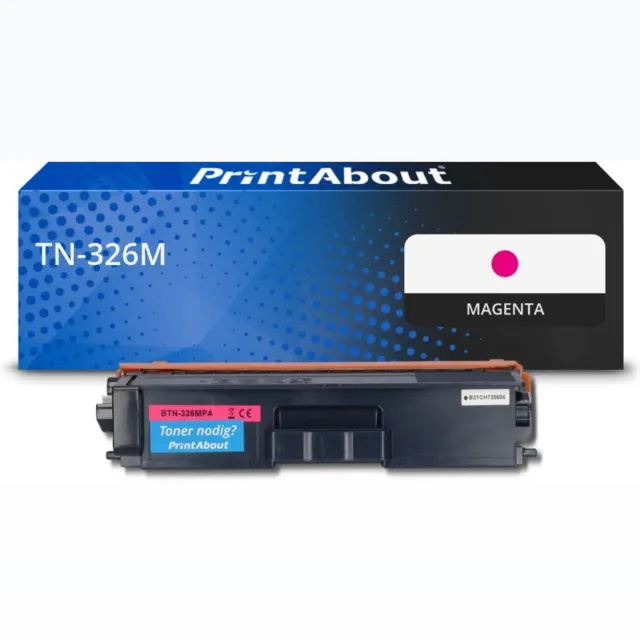 PrintAbout Brother TN-326M toner magenta Huismerk