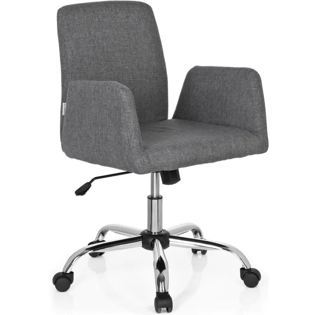hjh office Flow - Bureaustoel - Stof - Lichtgrijs