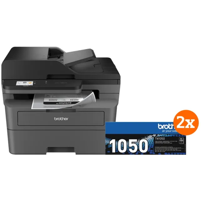 Brother DCP-L2660DW + 2 extra zwarte toners