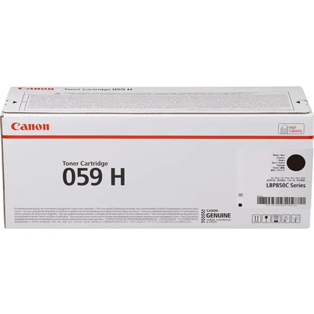 Canon 059 H - Hoge capaciteit - zwart - origineel - tonercartridge - voor i-SENSYS LBP852Cx;Satera LBP851C;LBP852Ci