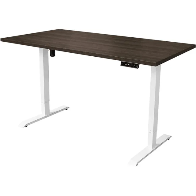 Sedero Elektrisch verstelbaar bureau - 180x80 cm - Single motor - Wit / Japandi